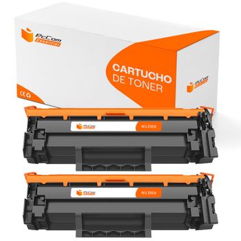 Pccom Essential Hp W1350x/135x Tóner Compatible Negro Pack 2