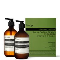 aesop geranium leaf body cleanser and balm duet