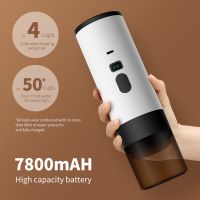cafetera portatil 3 en 1 totalmente automatica con sistema de extraccion inteligente para capsulas y cafe molido sistema de enjuague de facil limpieza carga rapida por usb-c ideal para usar en