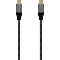 aisens cable usb 31 tipo c machomacho 1m gris