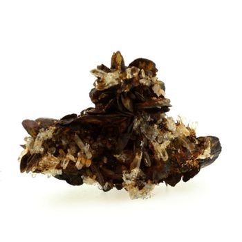 Siderite + Quartz - Piedra Natural De Francia, La Mure - Cristal De Curación, Energía Positiva, Colección De Minerales | 123.6 Ct - Certificado De