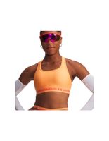 sujetador deportivo de fitness under armour crossback mujer naranja