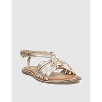 gioseppo sandalias sandalia pepperell platino para mujer