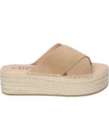 sandalias color camel de comodo kissia benalma 40