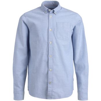 Jack & Jones Camisa manga larga 12183229 JJEOXFORD SHIRT L/S JNR CASHMERE BLUE para niño