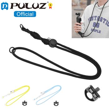 Cordón para cámara deportiva PULUZ, cuerda antipérdida larga ajustable para Insta360 X5 X4 X3 / Gopro / DJI, accesorios para cámara de acción deportiva