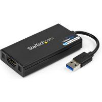 startech usb32hd4k usb 30 to hdmi adapter - black black