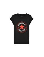 camiseta converse timeless chuck patch g black