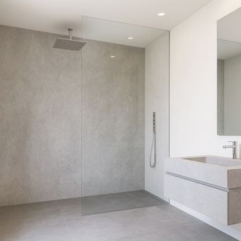 Revestimiento Pared Bladel 12 Paneles Pvc 120x60cm - Concrete Grey [neu.haus]