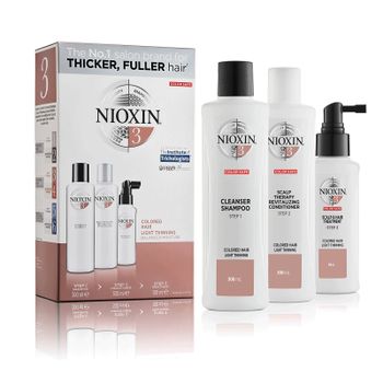 NIOXIN 3-Part System 3 Loyalty Kit for Coloured Hair with Light Thinning