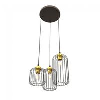 lampara de techo osmera oro ii 3 luces