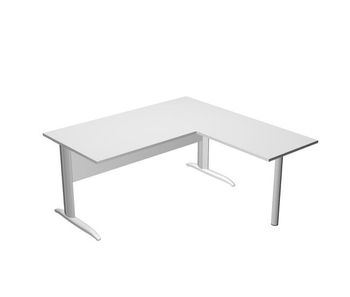 Escritorio presto lateral color blanco 160cm