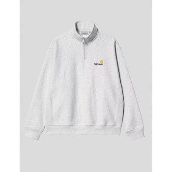 Carhartt Jersey SUDADERA HALF ZIP AMERICAN SCRIPT ASH HEATHER para hombre