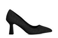 zapato de salon de ante black 40