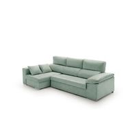 sofa chaise longue cama con arcon giulia izquierda agua marina