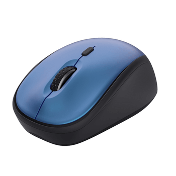 MOUSE TRUST WIRELESS YVI+ ECO AZUL 1600DPI AJUSTABLE 4 BOTONES