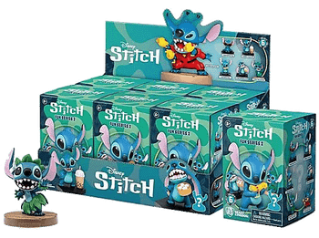 Figura - Sherwood Lilo & Stitch Hero Box Fun Series, Caja Sorpresa, 8 cm, Vinilo