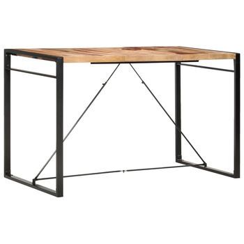 Mesa De Bar Madera Maciza De Acacia 180x90x110 Cm Vidaxl