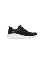 zapatillas skechers slip-ins bobs squad chaos-current muse mujer negro