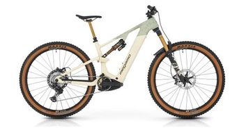Bicicleta electrica de montana con suspension total megamo flame crb 03 shimano deore xt 12v 800 wh 29   forest   beige   verde 2026