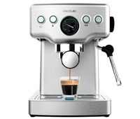 cecotec cafetera express barista power espresso 20 barista mini 1465 w 20 bares manometro y thermoblock
