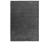 alfombra lisa de pelo alto en antracita atlas 120x180 cm - atticgo