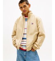 tommy jeans para hombre dm0dm22720 cazadora bobby beige m casual poliester
