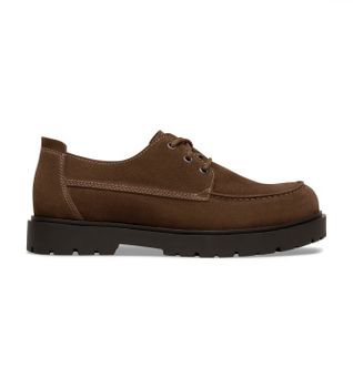 Birkenstock para hombre. 1031885 Zapatos de Piel Highwood Moc (Ajuste Regular) marrón (40), Plano, Ante, Cordones, Casual