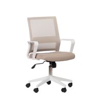 silla de escritorio de polipropileno beige 60 cm x 95-105 cm