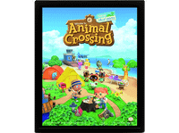poster 3d - sherwood animal crossing new horizons plastico multicolor
