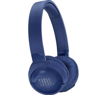 TUNE 600BTNC Wireless Bluetooth Noise-Cancelling Headphones - Blue, Blue