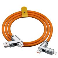 cable 4 en 1 de carga rapida y transmision de datos de 120w usb-atype-c a iptype-c con nucleo de cobre de 1 metro  1