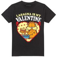 garfield camiseta lasagna is my valentine para mujer