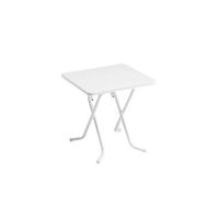 mesa plegable 70x70 cm blanca eredu
