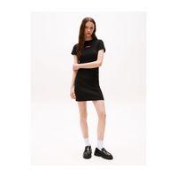 tommy jeans vestido ajustado dw0dw21186-bds