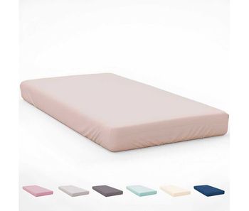 Icehome - sábana bajera ajustable cama 150 - microfibra poliéster - fabricado en españa - beige