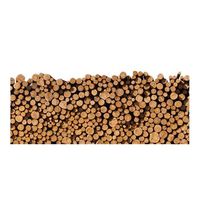 fotomural xxl - logs 550x270 cm