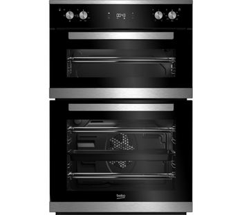 BEKO BXDF25300X Electric Double Oven - Stainless Steel, Stainless Steel