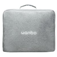 wanbo bolsa de transporte gris claro para proyector x5  x5 pro  x5 air