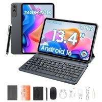 tablet oscal pad 200 4g 134 24gb 128gb gris con teclado y stylus pen