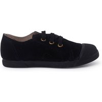 pisamonas zapatillas zapatillas serraje puntera de goma y cordones para nina