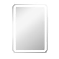 homcom espejo de bano con luces led 50x70 cm espejo de pared antivaho con 3 temperaturas de color regulable funcion de memoria   aosom espana