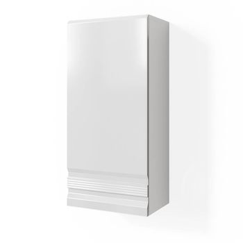 Armario De Baño Fredd Blanco Alto Brillo 77 X 36.4 Cm Vicco