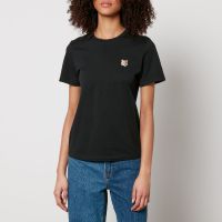 maison kitsune fox head cotton-jersey t-shirt - xs