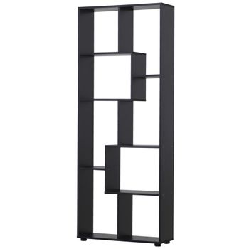 Estantería para libros 70x24x178 cm negro