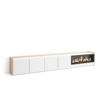 Mueble Tv, Televisión, Muebles De Salón, Almacenaje, 315x50x35 Cm, Para Tv Hasta 80