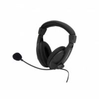 auriculares esperanza eh103 con cable conectividad alambrica para llamadas y musica negros