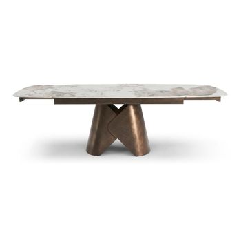 Mesa de comedor extensible cerámica pandora pandora