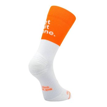 Calcetines Sporcks Get Shit Done Naranja Blanco, Talla L
