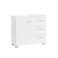 mueble bajo lavabo blanco  no apto para lavabos de pedestal